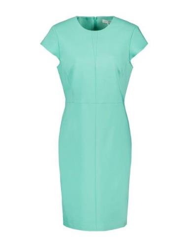 Dress Woven Knelang Kjole Green Gerry Weber