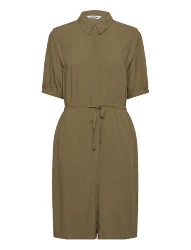 Srpansy Dress Kort Kjole Khaki Green Soft Rebels