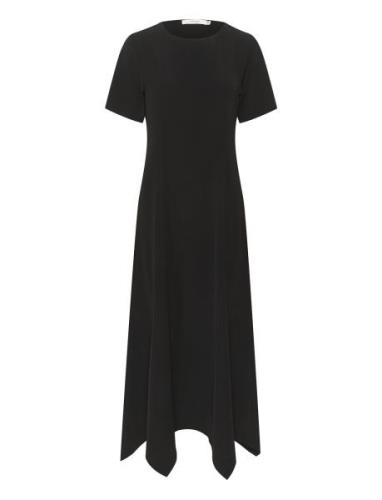 Glennagz Ls Long Dress Maxikjole Festkjole Black Gestuz