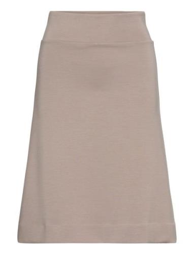 Pannieiw Skirt Knelangt Skjørt Beige InWear