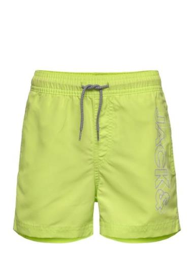 Jpstfiji Jjswim Double Logo Ly Sn Mni Badeshorts Yellow Jack & J S