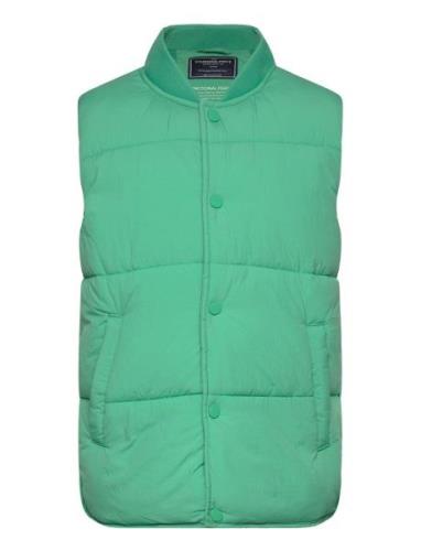 Quilted Vest Fôret Vest Green Tom Tailor