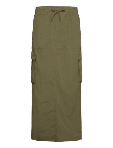 Skirt Langt Skjørt Khaki Green Sofie Schnoor