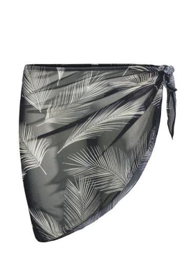 Pcamy Short Swim Mesh Sarong Sww Strandklær Black Pieces