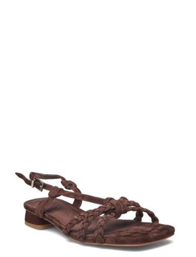 Sandal Flate Sandaler Brown Sofie Schnoor