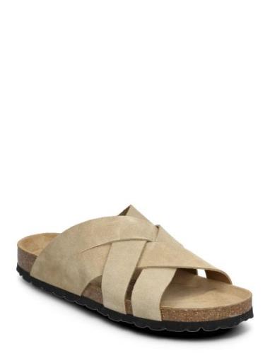 Slipper Slippers Tøfler Beige Sofie Schnoor