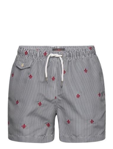 Morris Lily Stripe Bathing Trunks Badeshorts Navy Morris