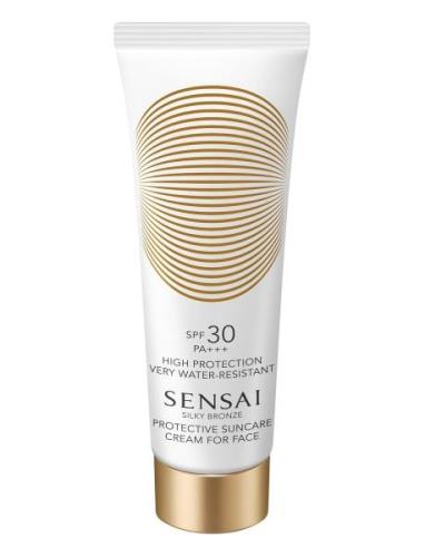 Silky Bronze Protective Cream Face Spf30 Solkrem Ansikt Nude SENSAI