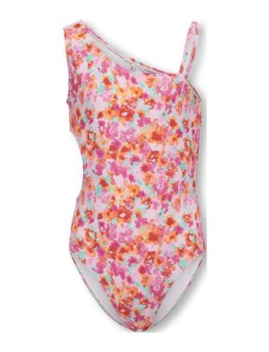 Kogtikka Cut Out Swimsuit Acc Badedrakt Badetøy Pink Kids Only