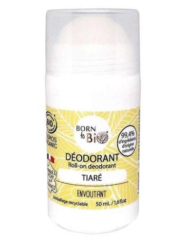 Born To Bio Deodorant Tiaré Deodorant Roll-on Nude Born To Bio