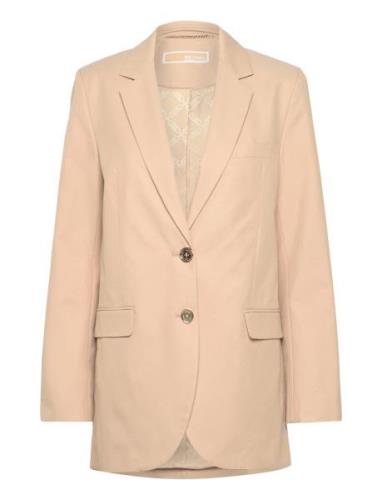 2 Bttn Mensy Blazer Blazers Single Breasted Blazers Beige Michael Kors