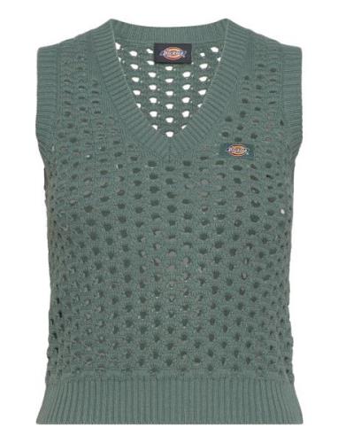 Ingalls Vest Vests Knitted Vests Green Dickies