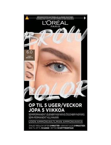 L'oréal Paris, Brow Color, Semi-Permanent Eyebrow Color, 6.0 Light Bru...