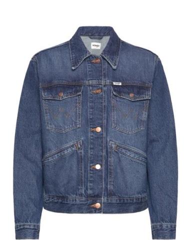 Regular Heritage Jacket Dongerijakke Denimjakke Blue Wrangler