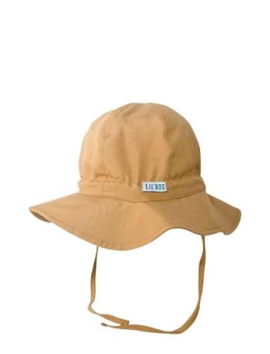 Baby Sun Hat Solhatt Beige Lil' Boo