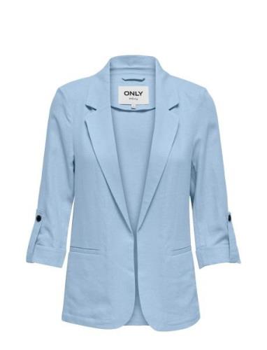 Onlcaro 3/4 Unlined Blazer Cc Tlr Blazers Single Breasted Blazers Blue...