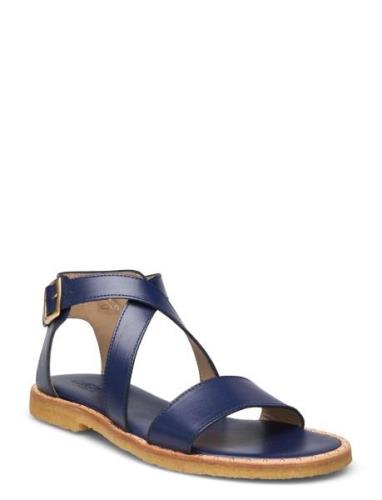 Sandals - Flat - Open Toe - Op Flate Sandaler Navy ANGULUS