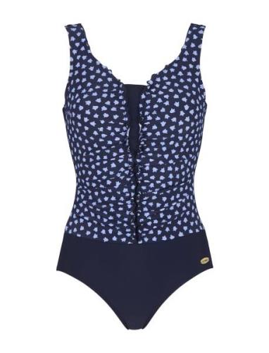 Swimsuit Jennifer Badedrakt Badetøy Navy Damella Of Sweden