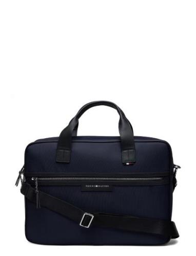 Th Urban Repreve Computer Bag Dataveske Veske Navy Tommy Hilfiger