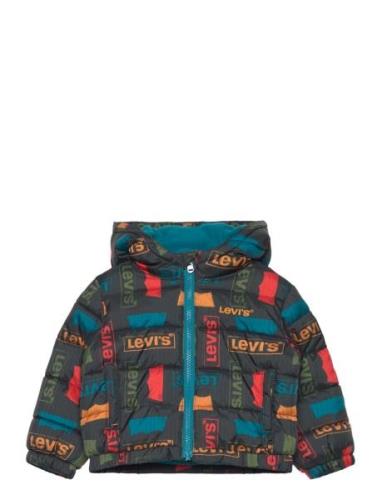 Levi's® Core Printed Puffer Jacket Fôret Jakke Multi/patterned Levi's