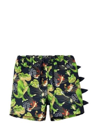 Nmmmaz Gigantosaurus Long Swimshorts Vde Badeshorts Multi/patterned Na...