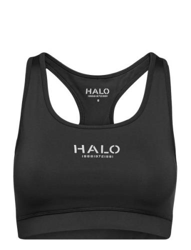 Halo Womens Bratop Lingerie Bras & Tops Sports Bras - All Black HALO