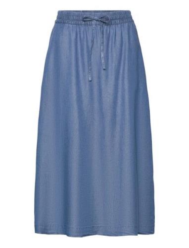 Fqcarly-Skirt Knelang Kjole Blue FREE/QUENT