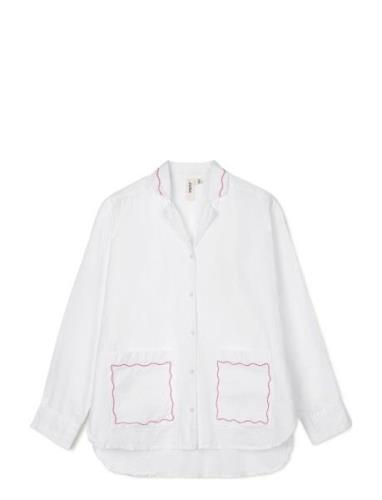 Lollipop Sofie Shirt S/M White Pyjamas White Juna