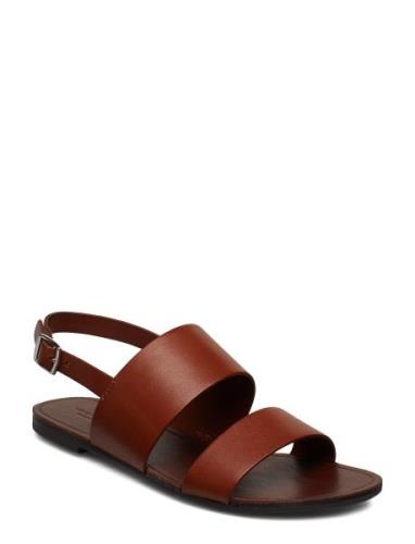 Tia Flate Sandaler Brown VAGABOND