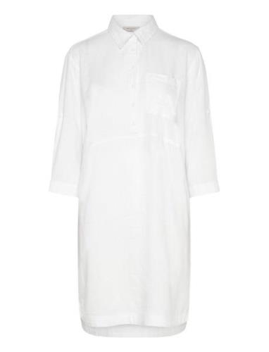 Fqlaluna-Dress Knelang Kjole White FREE/QUENT