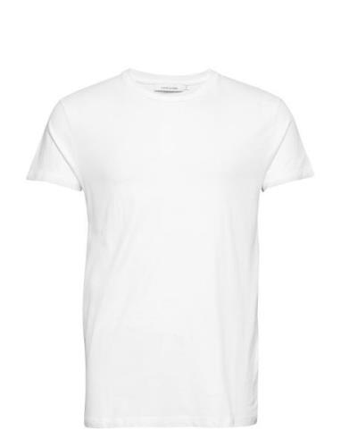 Kronos O-N Ss 273 Designers T-shirts Short-sleeved White Samsøe Samsøe