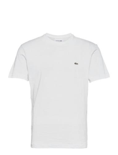 Tee-Shirt&Turtle Neck Tops T-shirts Short-sleeved White Lacoste