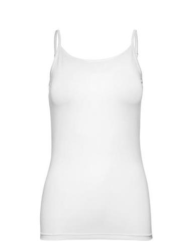 Byiane Strap Top - Tops T-shirts & Tops Sleeveless White B.young