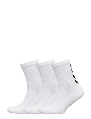 Fundamental 3-Pack Sock Sport Socks Regular Socks White Hummel