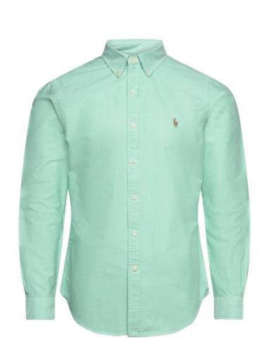 Oxford-Slbdppcs Tops Shirts Casual Green Polo Ralph Lauren