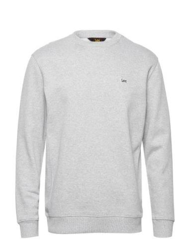 Plain Crew Sws Tops Sweat-shirts & Hoodies Sweat-shirts Grey Lee Jeans