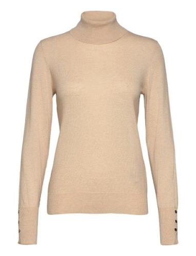 Nalakb Rollneck Tops Knitwear Turtleneck Cream Karen By Simonsen