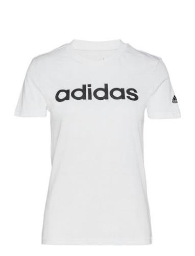 W Lin T Sport T-shirts & Tops Short-sleeved White Adidas Sportswear