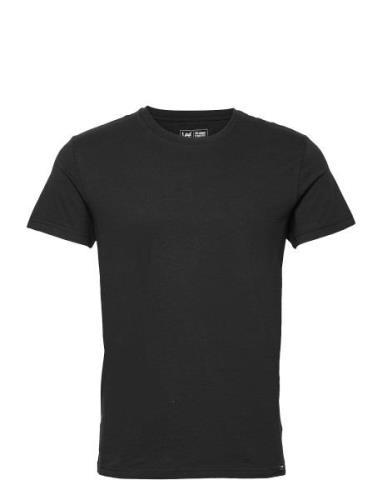 Twin Pack Crew Tops T-shirts Short-sleeved Black Lee Jeans