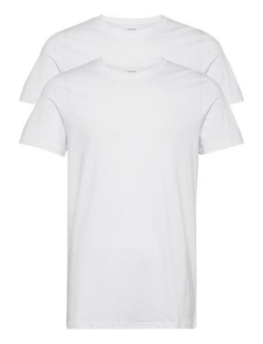 Rt Organic Cotton 2-Pack Tee Tops T-shirts Short-sleeved White Resterö...