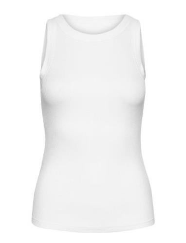 Top Tops T-shirts & Tops Sleeveless White Sofie Schnoor