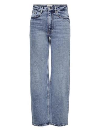 Onljuicy Hw Wide Leg Rea365 Noos Bottoms Jeans Wide Blue ONLY