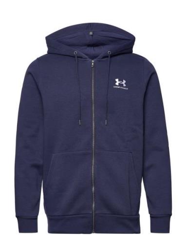 Ua Icon Fleece Fz Hood Sport Sweat-shirts & Hoodies Hoodies Navy Under...