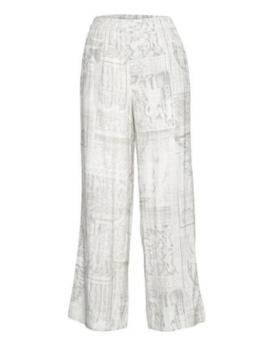 Luka Print Trouser 22-02 Bottoms Trousers Wide Leg Multi/patterned HOL...