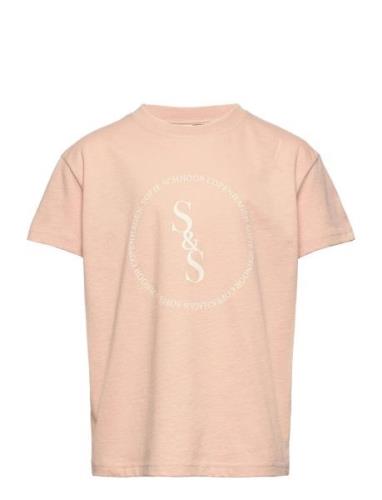 T-Shirt Tops T-shirts Short-sleeved Pink Sofie Schnoor Baby And Kids