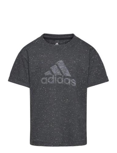 G Fi Bl T Sport T-shirts Short-sleeved Black Adidas Sportswear