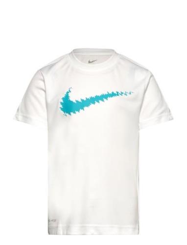 B Nk Dri-Fit Trophy23 Hbr Top Sport T-shirts Short-sleeved White Nike