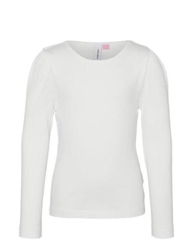 Vmlavender Ls Top Girl Noos Tops T-shirts Long-sleeved T-shirts White ...