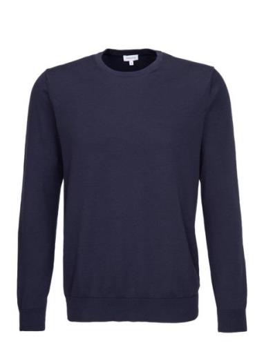 H-Pullover 1/1 Arm Tops Knitwear Round Necks Navy Seidensticker