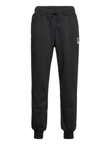 Basic Solid Sweatpants Bottoms Sweatpants Black Mini Rodini